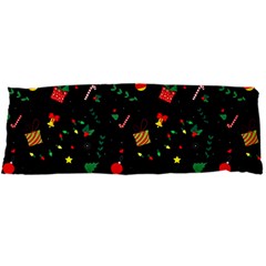 Christmas Pattern Texture Colorful Wallpaper Body Pillow Case Dakimakura (two Sides) by Ravend