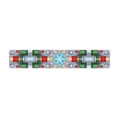 Geometric Symmetrical Symmetry Data Futuristic Flano Scarf (mini) by Ravend