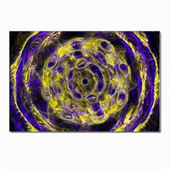 Fractal Glowing Kaleidoscope Postcards 5  X 7  (pkg Of 10) by Ravend