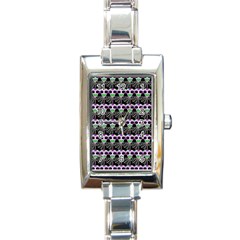 Skullspider Rectangle Italian Charm Watch by Sparkle