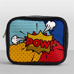 Pow Word Pop Art Style Expression Vector Mini Toiletries Bag (one Side) by Pakemis