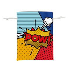 Pow Word Pop Art Style Expression Vector Lightweight Drawstring Pouch (m) by Pakemis