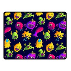 Space Patterns Double Sided Fleece Blanket (small) by Pakemis