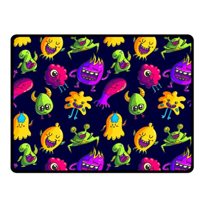 Space Patterns Double Sided Fleece Blanket (Small)