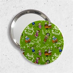 Seamless Pattern With Kids 2 25  Handbag Mirrors by Pakemis