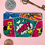 Comic Colorful Seamless Pattern Large Coin Purse Front