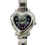 Beautiful Girl Heart Italian Charm Watch Front