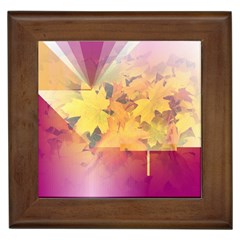 Colorful Nature Framed Tile by Sparkle