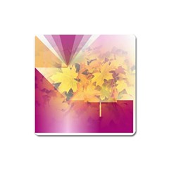 Colorful Nature Square Magnet by Sparkle