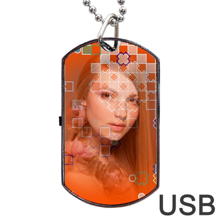 Geometricbeauty Dog Tag USB Flash (One Side)