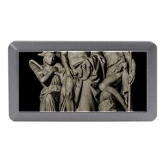 Catholic Motif Sculpture Over Black Memory Card Reader (mini) by dflcprintsclothing