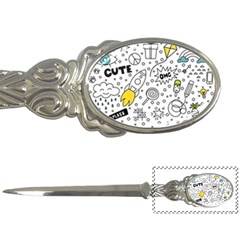 Set Cute Colorful Doodle Hand Drawing Letter Opener by Pakemis