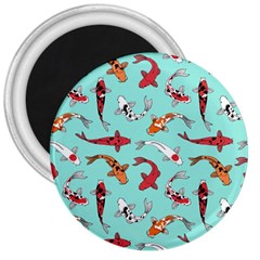 Pattern-with-koi-fishes 3  Magnets by Pakemis