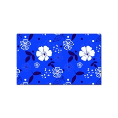 Blooming-seamless-pattern-blue-colors Sticker Rectangular (100 Pack) by Pakemis