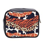 Mixed-animal-skin-print-safari-textures-mix-leopard-zebra-tiger-skins-patterns-luxury-animals-textur Mini Toiletries Bag (Two Sides) Back