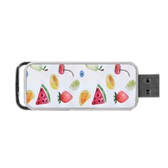 Fruit Summer Vitamin Watercolor Portable Usb Flash (two Sides) by artworkshop