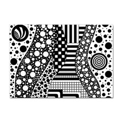 Black And White Sticker A4 (10 Pack) by gasi