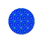 Kaleidoscope Royal Blue Magnet 3  (Round) Front