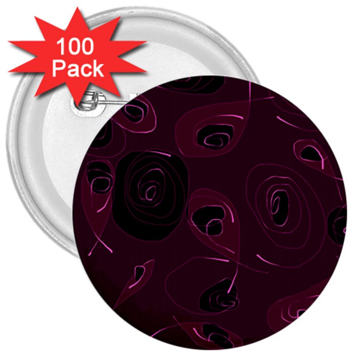 Fish 701 3  Buttons (100 pack) 