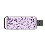 Science Research Curious Search Inspect Scientific Portable USB Flash (Two Sides) Back