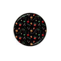 Christmas Pattern Texture Colorful Wallpaper Hat Clip Ball Marker by Uceng