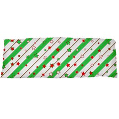 Christmas Paper Stars Pattern Texture Background Colorful Colors Seamless Body Pillow Case Dakimakura (two Sides) by Uceng