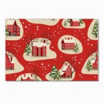 Christmas New Year Seamless Pattern Postcards 5  x 7  (Pkg of 10) Front