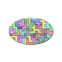 Colorful Stylish Design Sticker (oval) by gasi