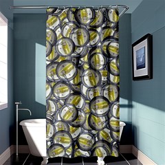 Gong Instrument Motif Pattern Shower Curtain 36  X 72  (stall)  by dflcprintsclothing