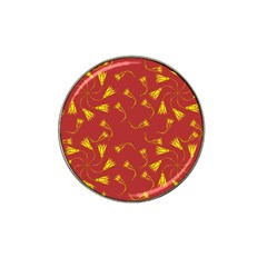 Background Pattern Texture Design Hat Clip Ball Marker by Ravend