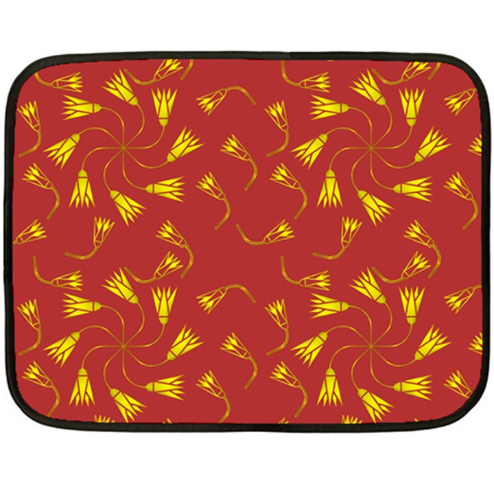 Background Pattern Texture Design Fleece Blanket (Mini)