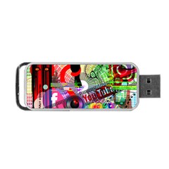 Social Media Interaction Woman Portable Usb Flash (one Side) by Ravend