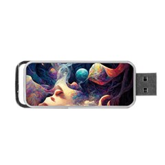 Quantum Physics Dreaming Lucid Portable Usb Flash (one Side) by Ravend