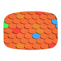 Roof Roofing Tiles  Mini Square Pill Box by artworkshop