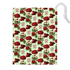 Flowers Pattern Drawstring Pouch (4xl) by Sparkle