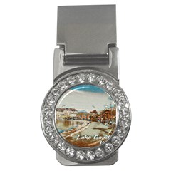 Birds And People On Lake Garda Money Clips (cz)  by ConteMonfrey