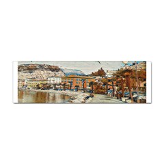 Birds And People On Lake Garda Sticker (bumper) by ConteMonfrey