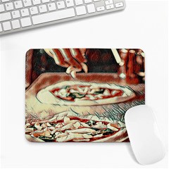 Naples Pizza On The Making Small Mousepad by ConteMonfrey