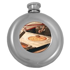 Let`s Make Pizza Round Hip Flask (5 Oz) by ConteMonfrey