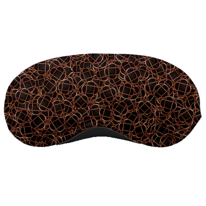 Random Abstract Geometry Motif Pattern Sleeping Mask