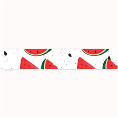 Watermelon Seamless Pattern Small Bar Mat by Jancukart