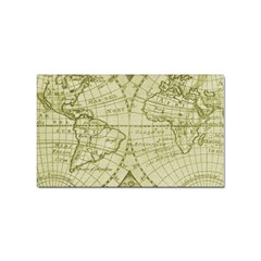 Vintage Mapa Mundi  Sticker Rectangular (100 Pack) by ConteMonfrey