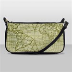 Vintage Mapa Mundi  Shoulder Clutch Bag Front