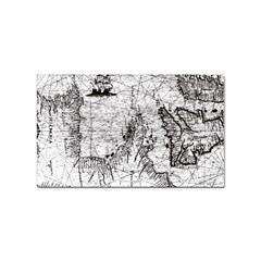 Antique Mercant Map  Sticker (rectangular) by ConteMonfrey