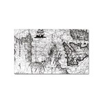 Antique Mercant Map  Sticker (Rectangular) Front