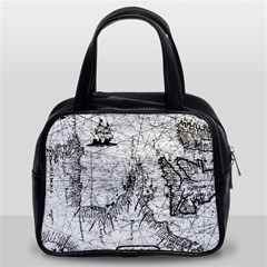 Antique Mercant Map  Classic Handbag (two Sides) by ConteMonfrey