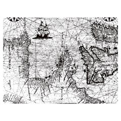 Antique Mercant Map  Premium Plush Fleece Blanket (extra Small) by ConteMonfrey