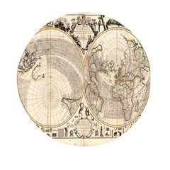 Mapa Mundi - 1774 Mini Round Pill Box by ConteMonfrey