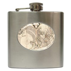 Mapa Mundi - 1774 Hip Flask (6 Oz) by ConteMonfrey