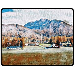 Trentino Alto Adige, Italy  Fleece Blanket (medium) by ConteMonfrey